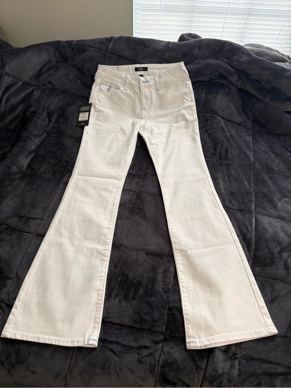 True Religion White Women's Flare Jeans